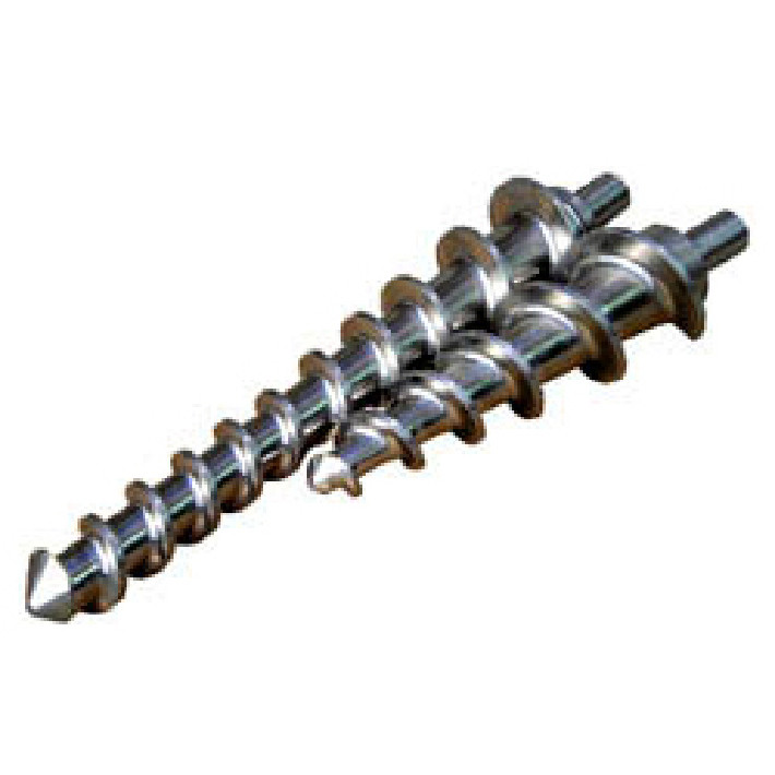 Granulator screw